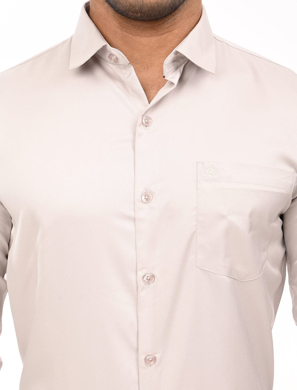 Men's Slim Fit Solid Full Sleeves Casual Shirt