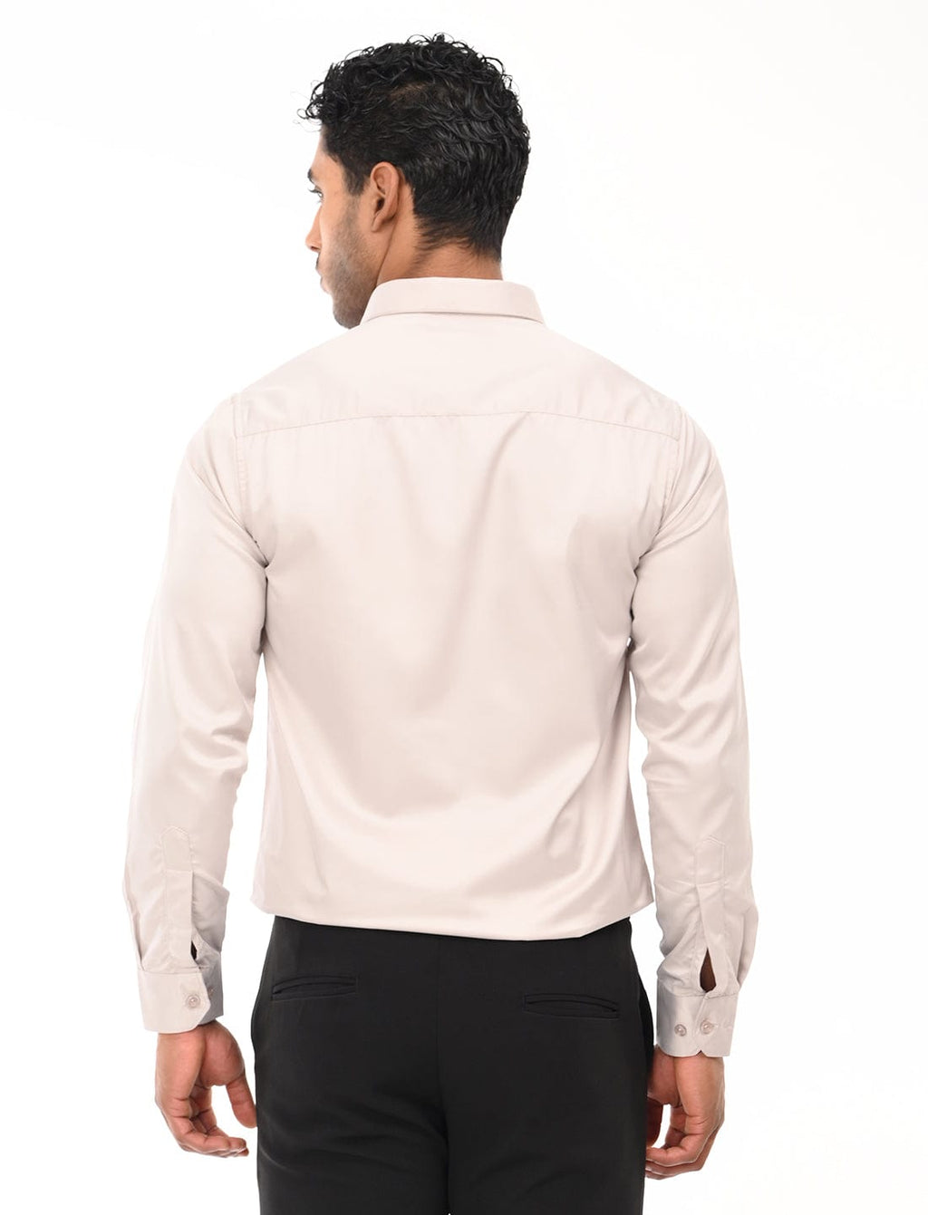 Men's Slim Fit Solid Full Sleeves Casual Shirt