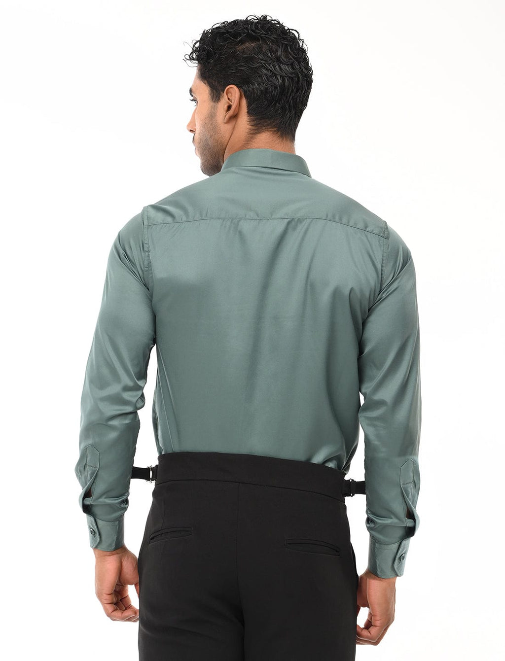 Men's Slim Fit Solid Full Sleeves Casual Shirt