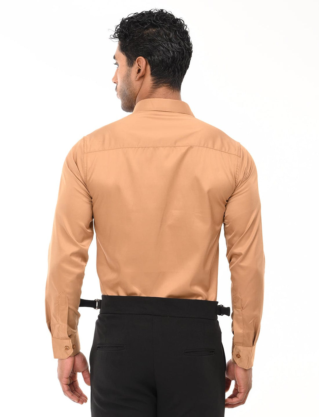 Men's Slim Fit Solid Full Sleeves Casual Shirt