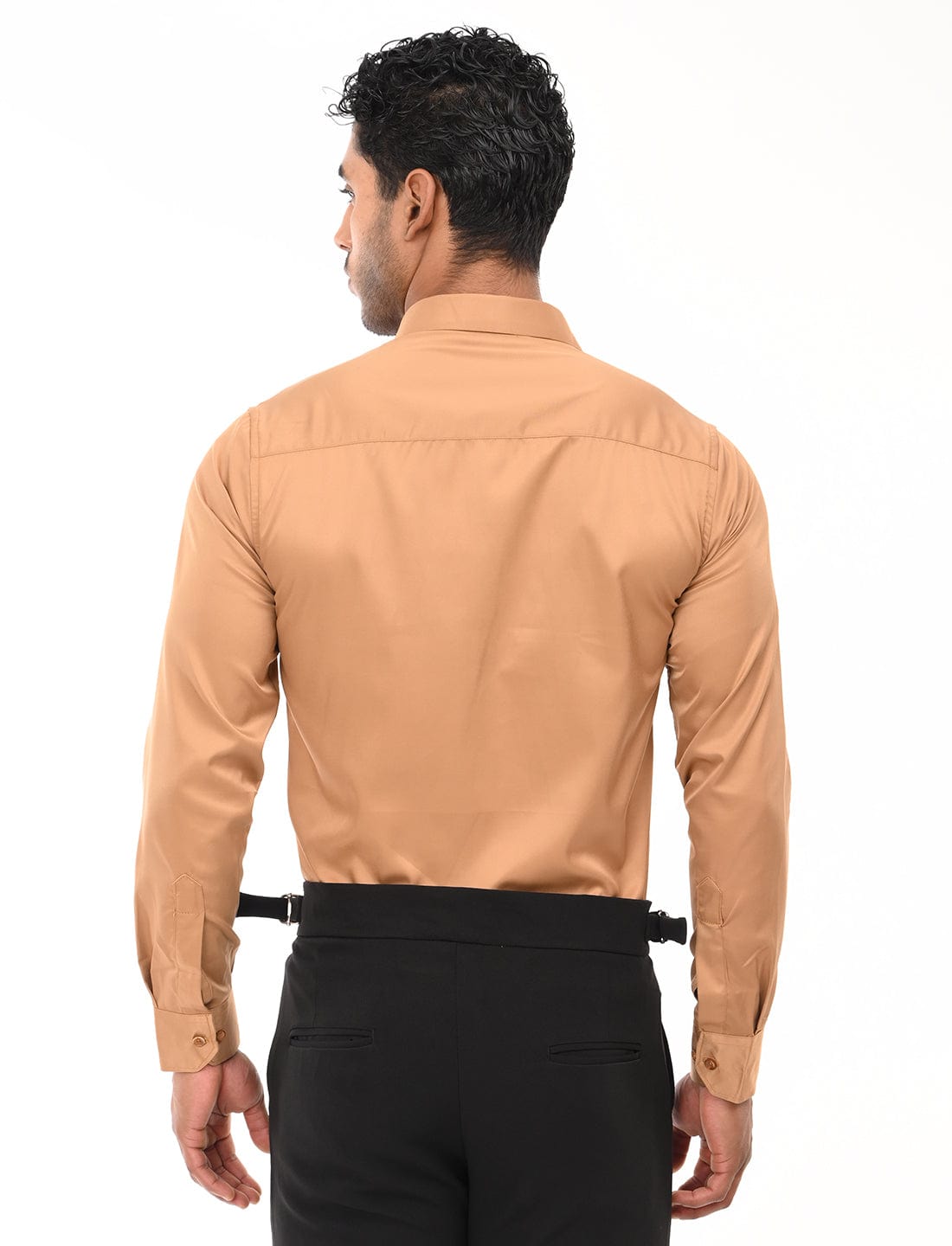 Men's Slim Fit Solid Full Sleeves Casual Shirt