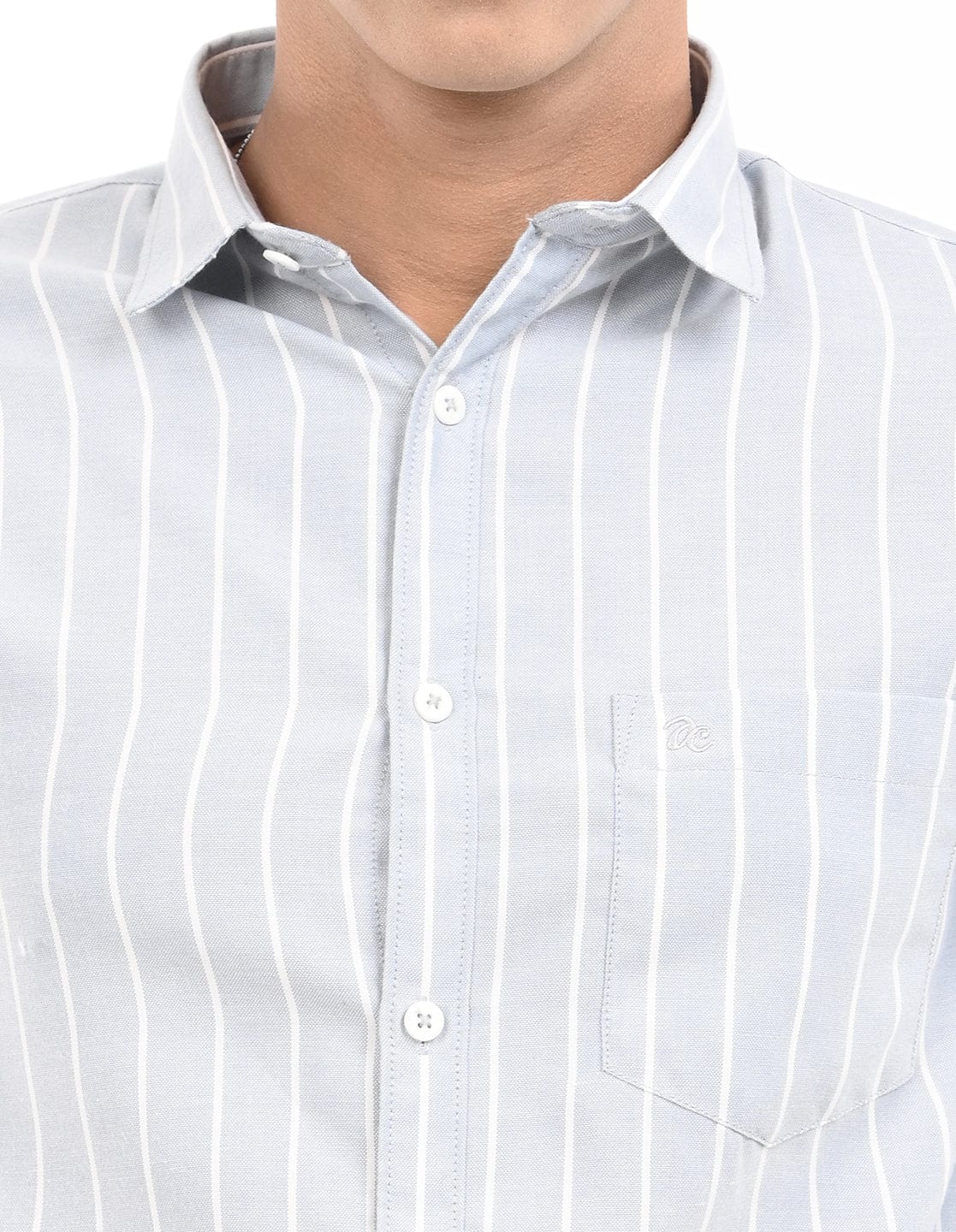 Men's Slim Fit Stirpe Full Sleeves Casual Shirt
