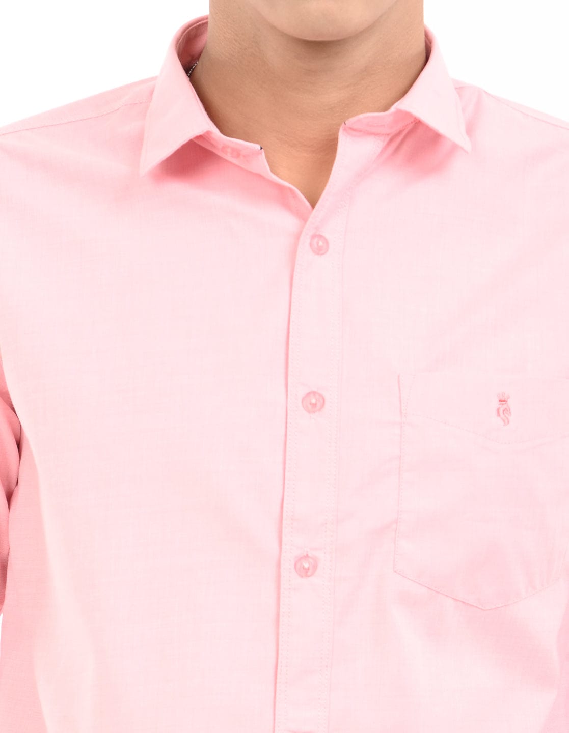 Men's Slim Fit Solid Full Sleeves Casual Shirt