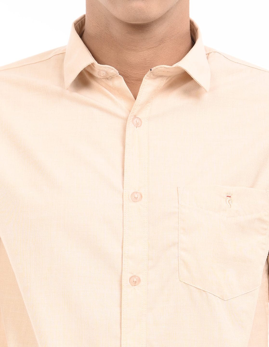 Men's Slim Fit Solid Full Sleeves Casual Shirt
