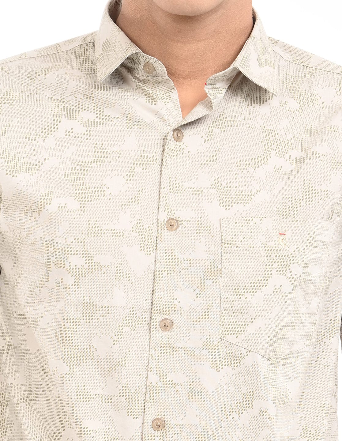 Men's Slim Fit Floral Print Full Sleeves Casual Shirt