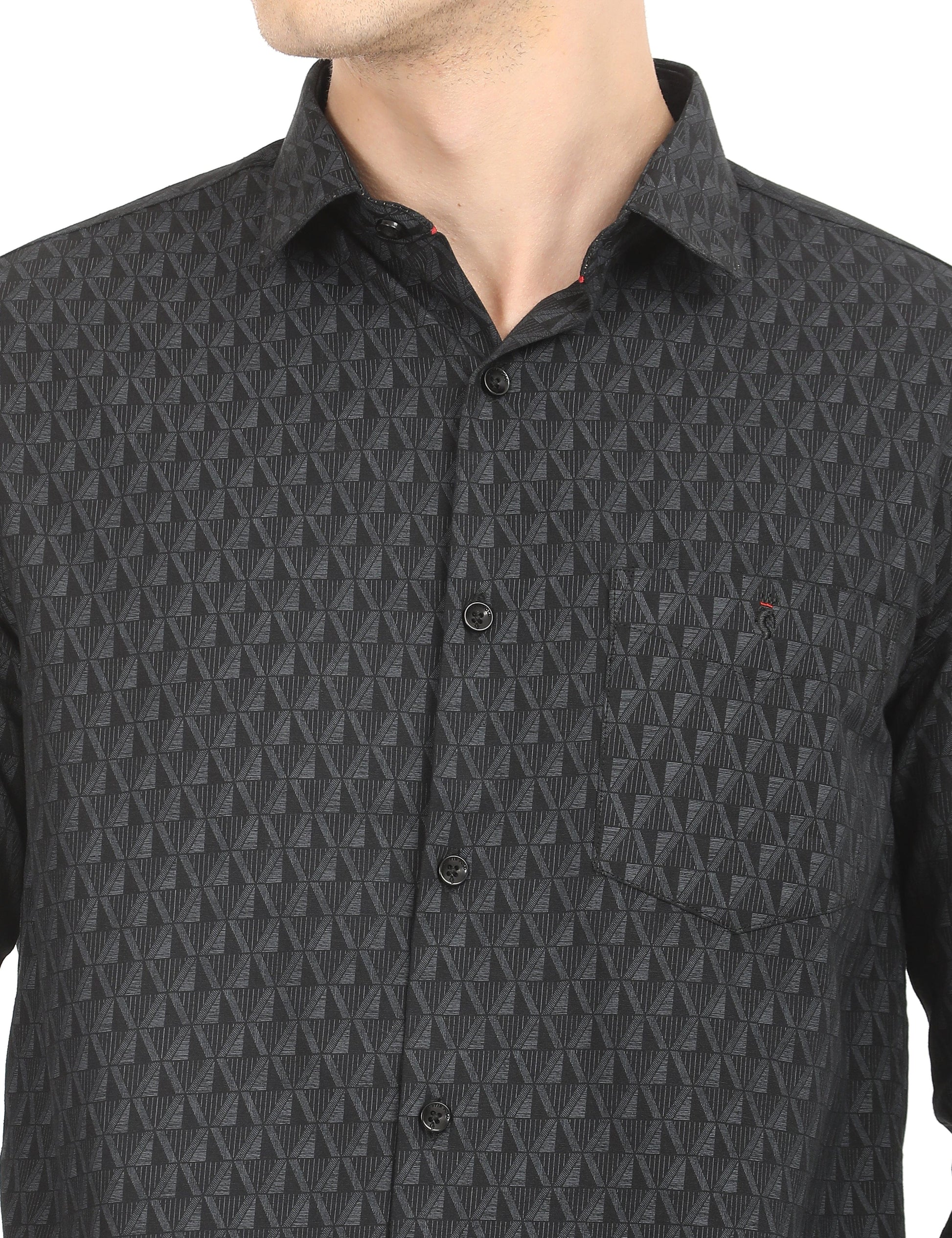 Men's Slim Fit Printed Full Sleeves Casual Shirt