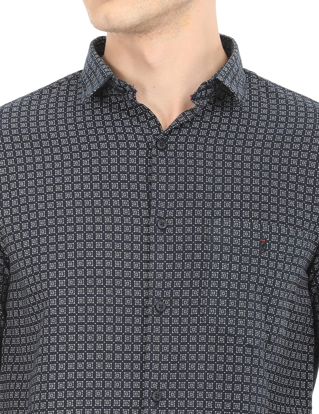 Men's Slim Fit Printed Full Sleeves Casual Shirt