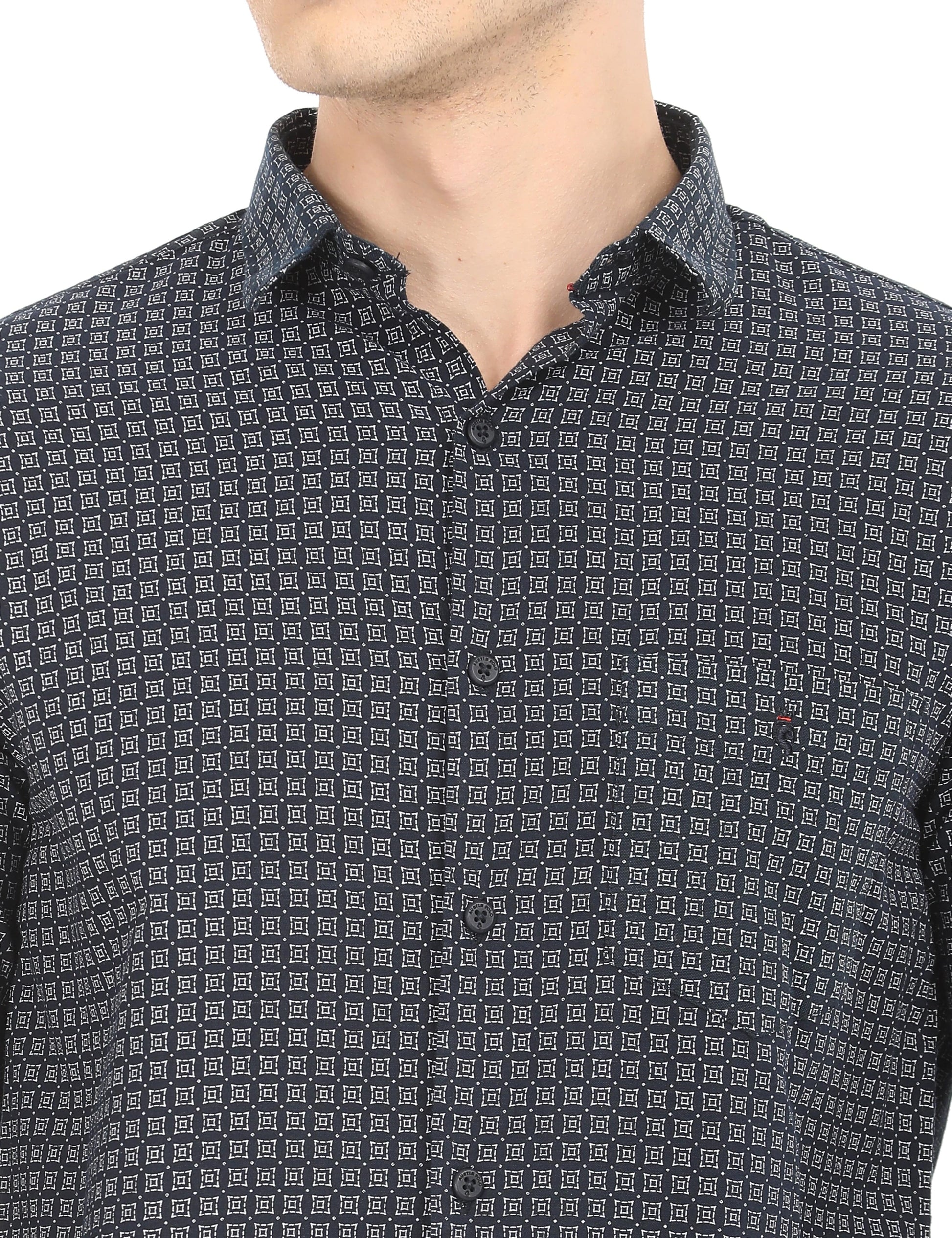 Men's Slim Fit Printed Full Sleeves Casual Shirt