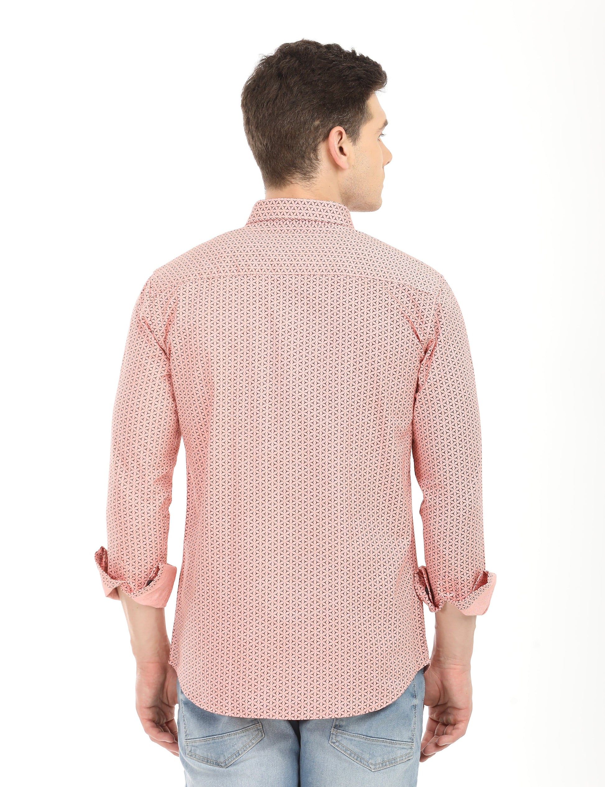 Men's Slim Fit Printed Full Sleeves Casual Shirt