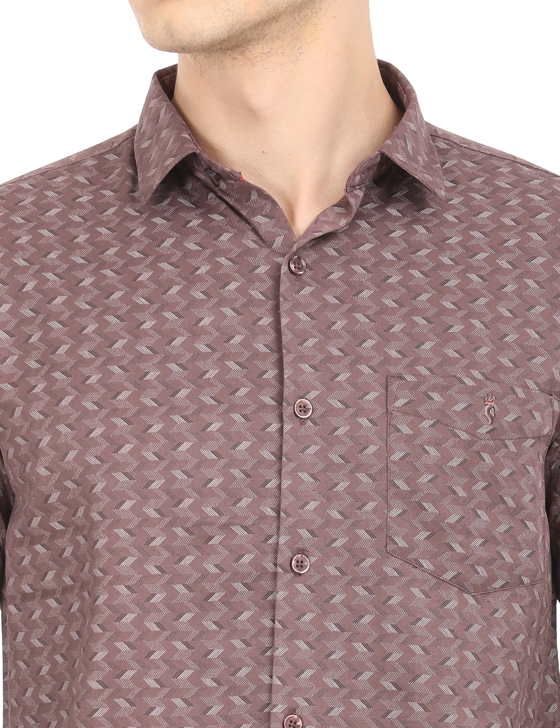 Men's Slim Fit Printed Full Sleeves Casual Shirt