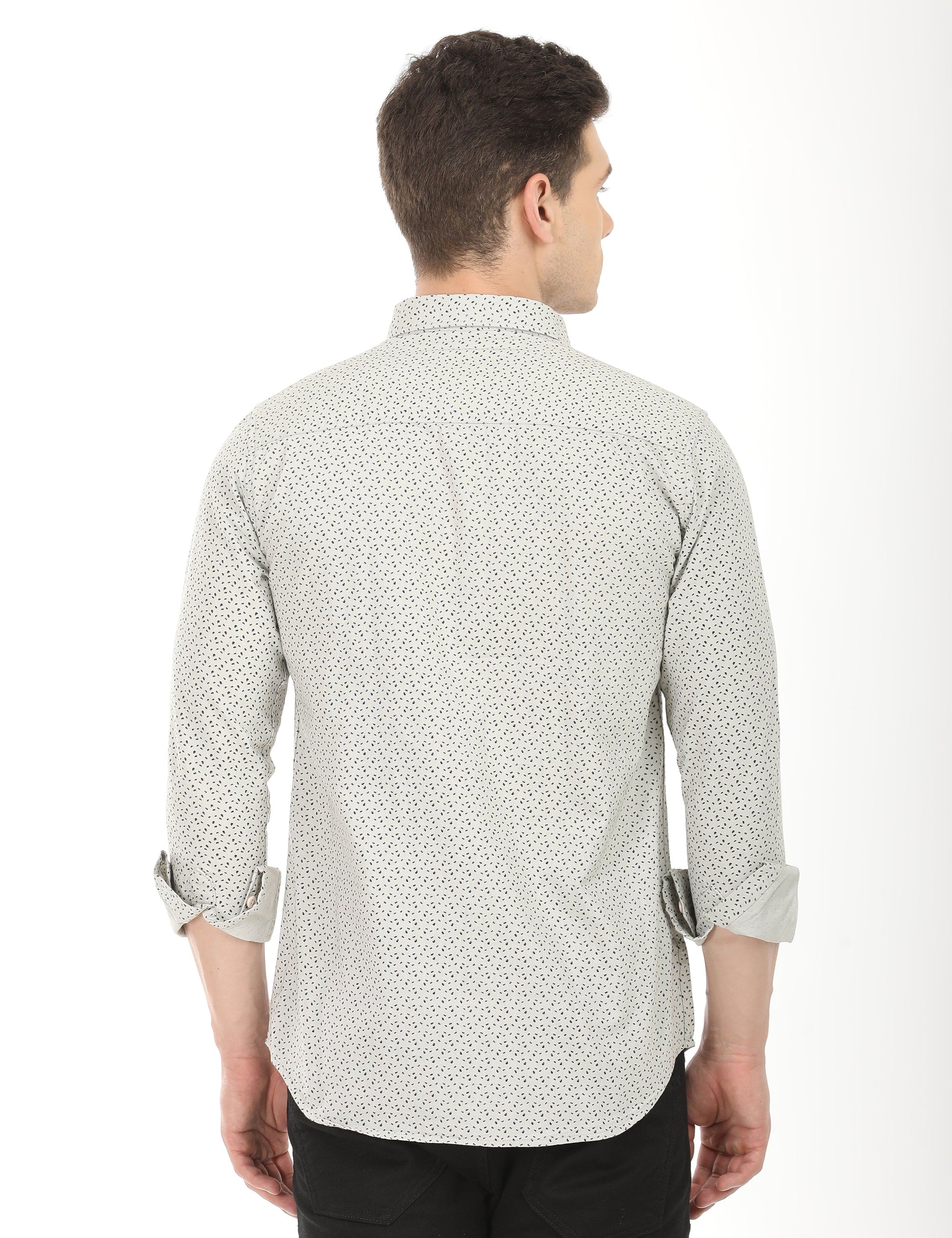 Men's Slim Fit Printed Full Sleeves Casual Shirt