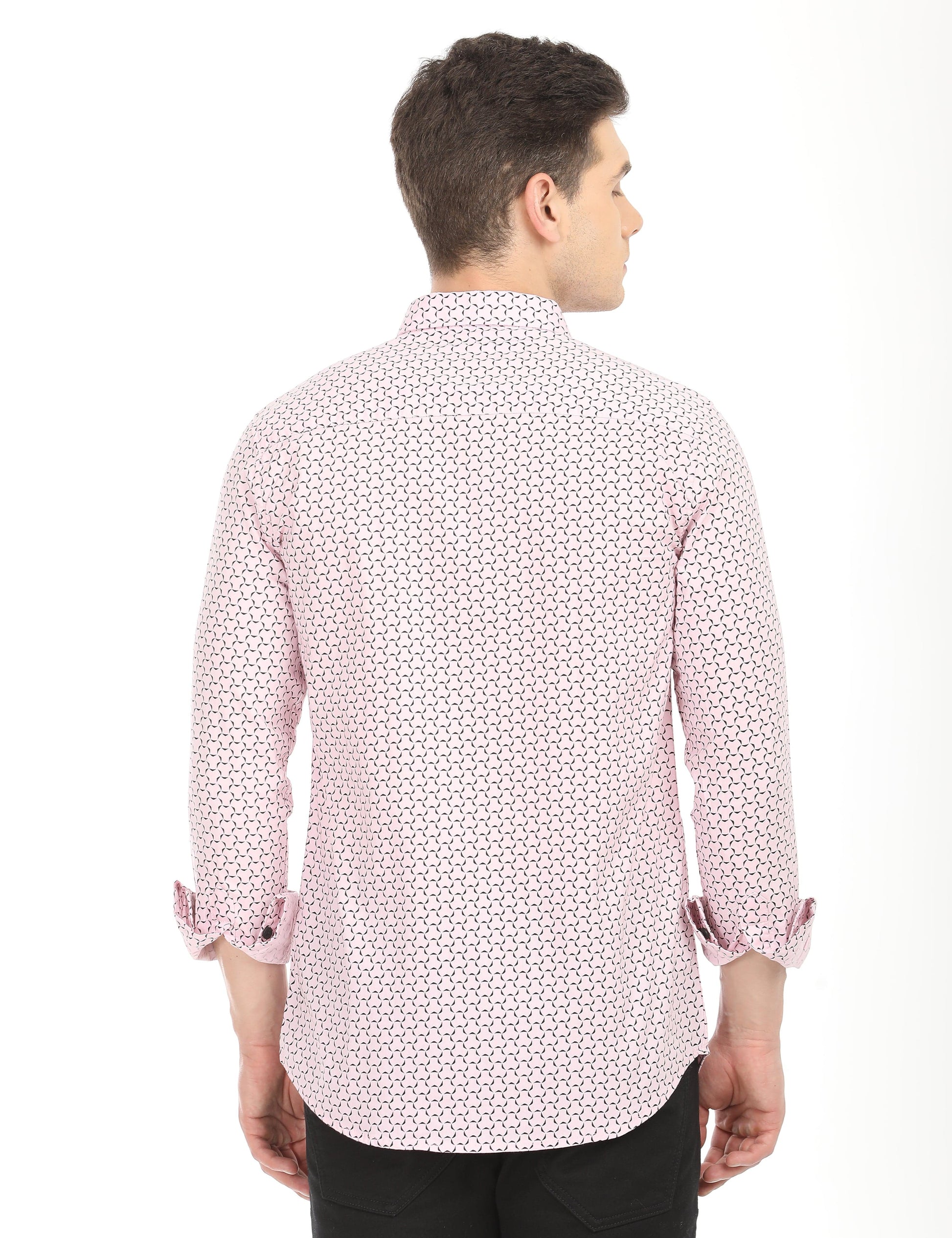 Men's Slim Fit Printed Full Sleeves Casual Shirt