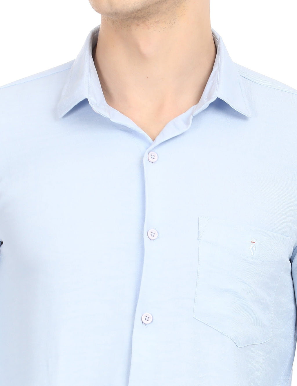 Men's Slim Fit Solid Full Sleeves Casual Shirt