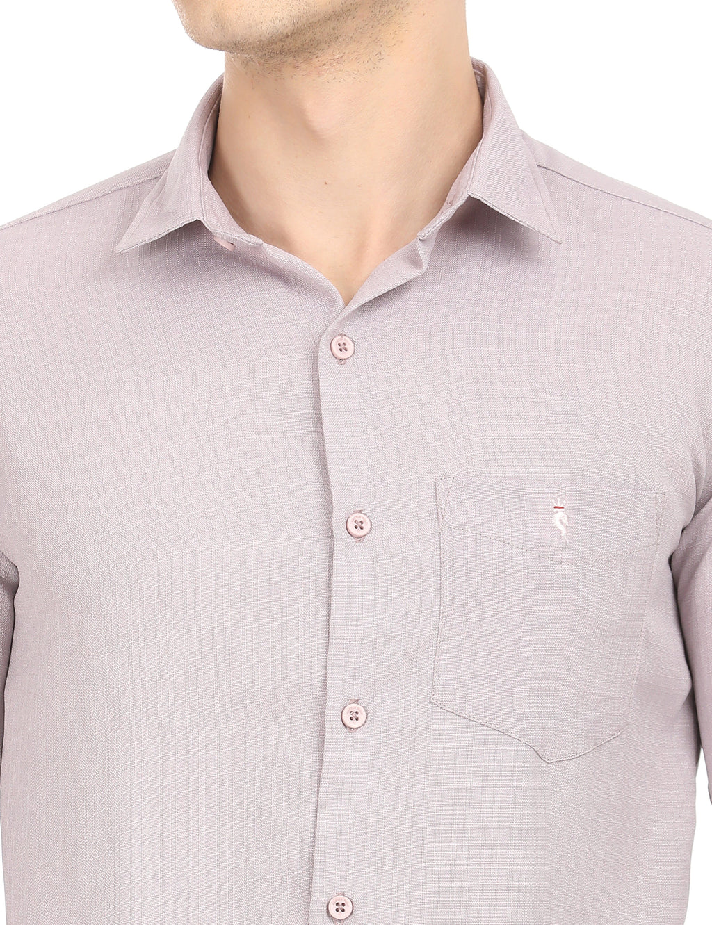 Men's Slim Fit Solid Full Sleeves Casual Shirt
