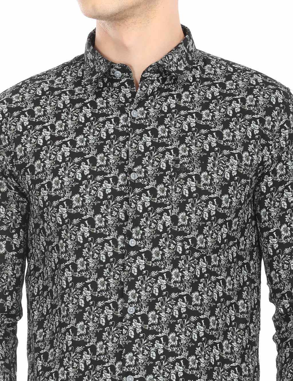Men's Slim Fit Printed Full Sleeves Casual Shirt