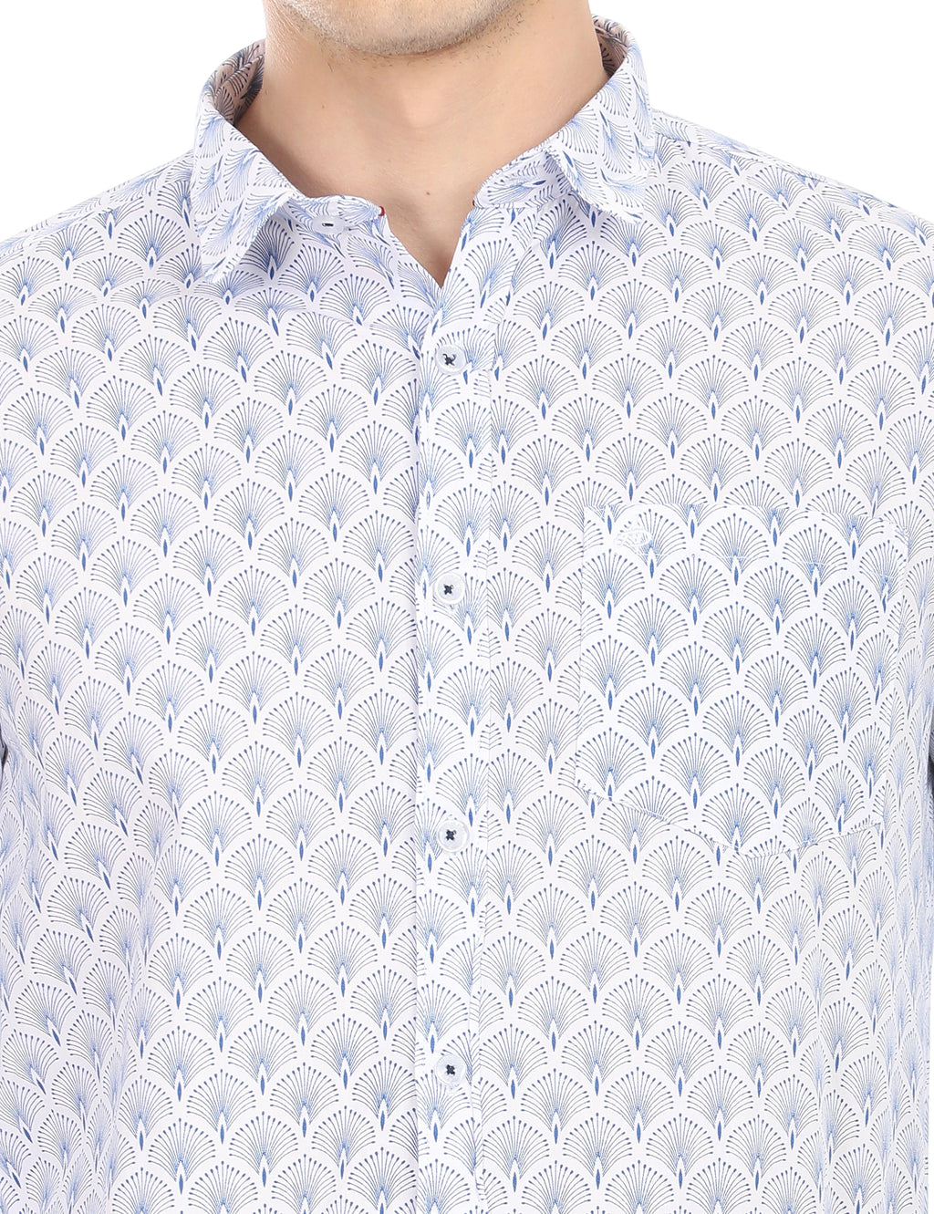 Men's Slim Fit Printed Full Sleeves Casual Shirt